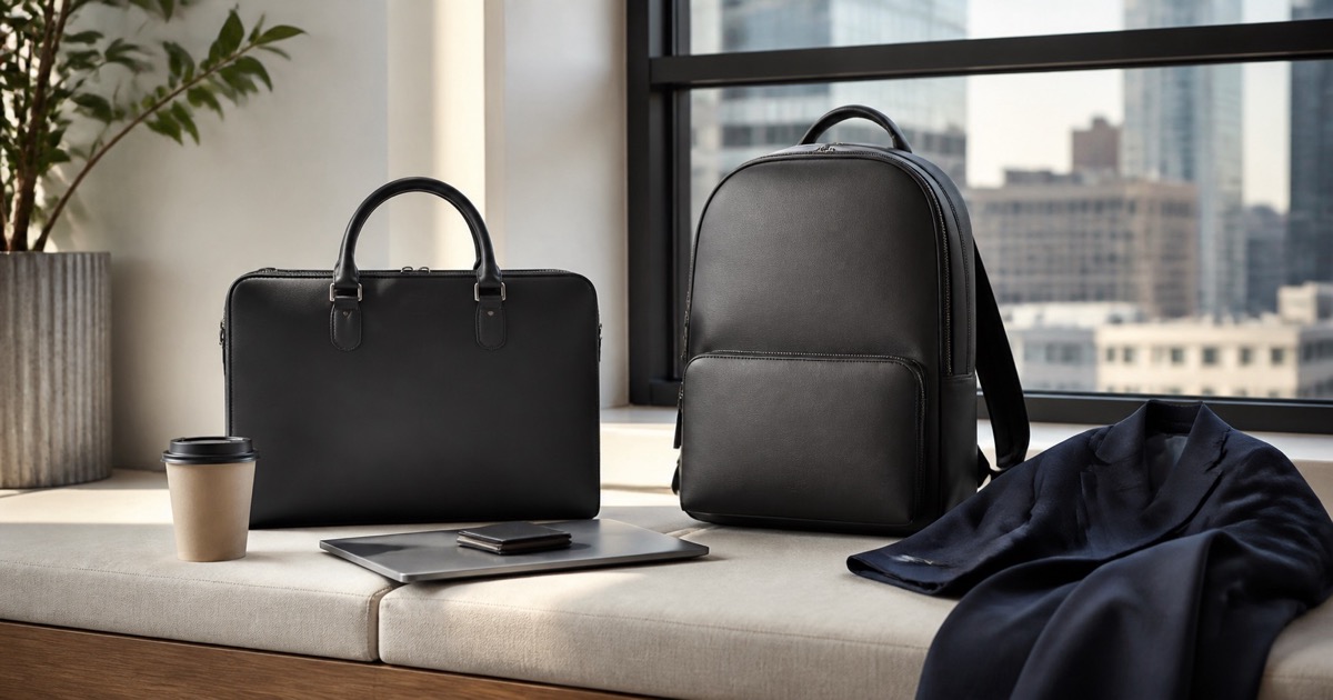 Briefcase or Backpack for a Polished Hybrid-Work Commute