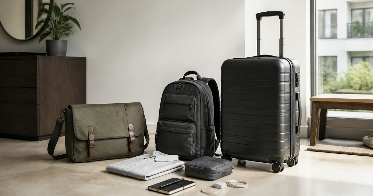 Carry-On, Messenger Bag, or Business Backpack for Short Work Trips