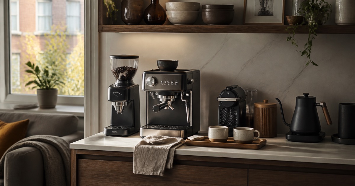 A Small-Space Coffee Station for Slow Fall Mornings