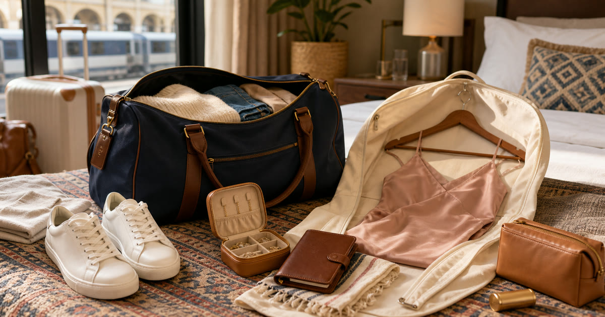 The Weekender Wardrobe Carry Edit for Two-Night Trips